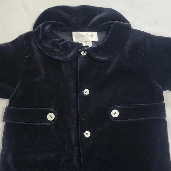 Baby's Strasburg 1-Pc Romper, Black Size 18Mos, Pre-Owned - Picture 3 of 6